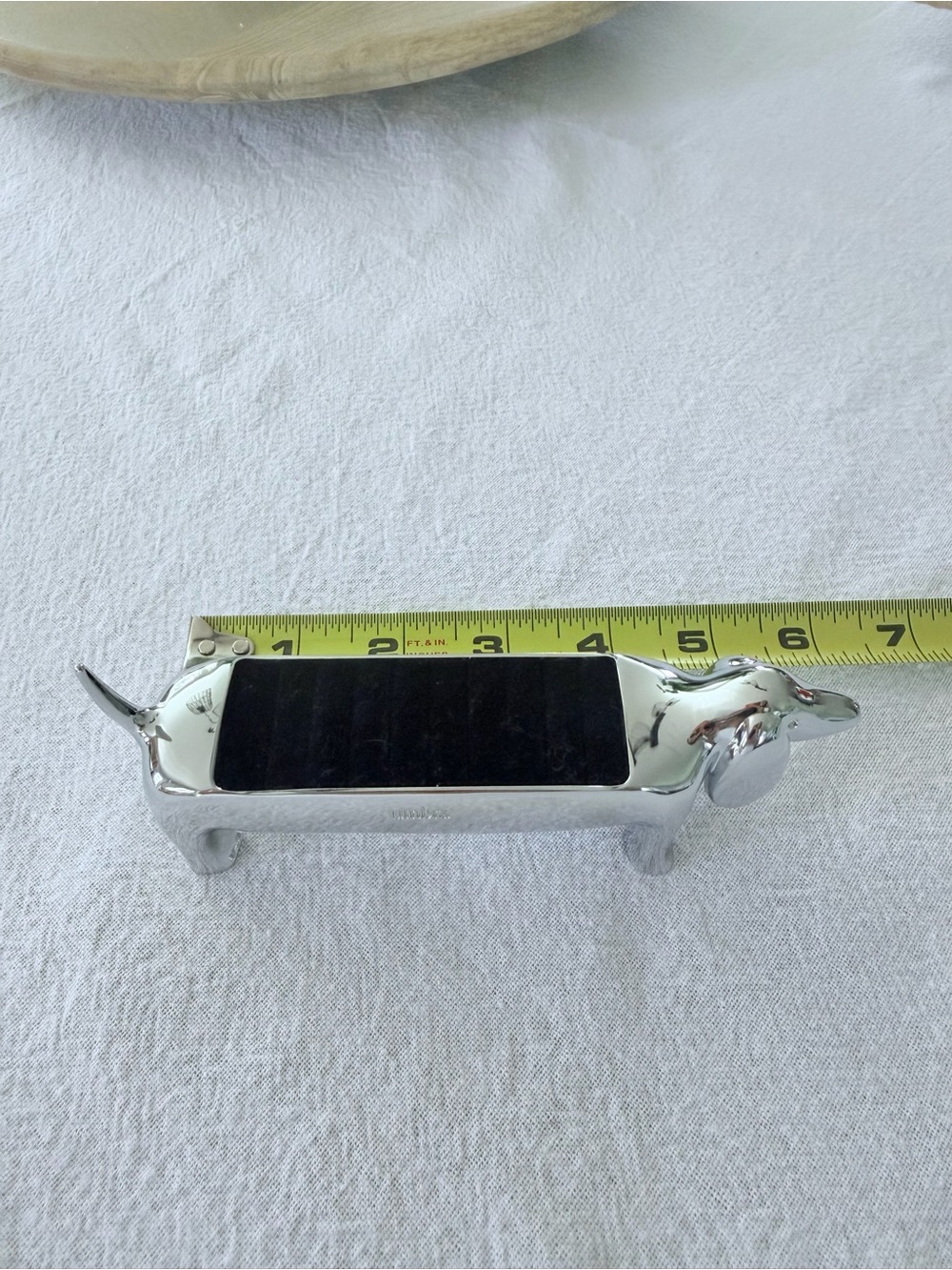 Umbra Dachsie Ring Holder Silver & Black Decorative Piece